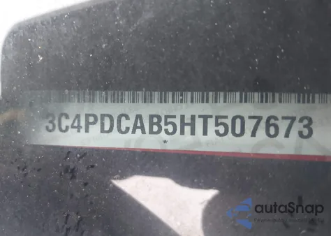 2017 Dodge Journey Se z USA, uszkodzony, nr VIN 3C4PDCAB5HT507673